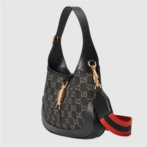 black gucci jackie bag|gucci jackie 1961 denim.